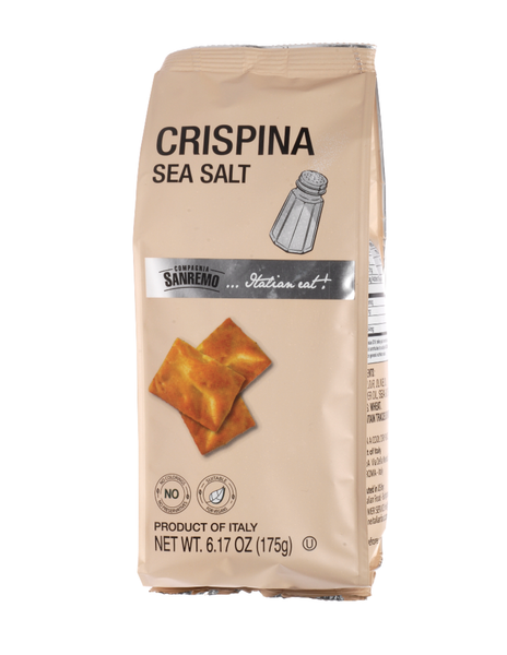 Fine Italian Food - Co. Sanremo Crispina Sea Salt, 6oz