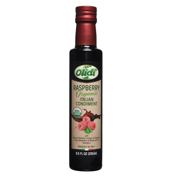 Fine Italian Food - Olidi Organic Raspberry Balsamic Condiment PGI, 8.5 fl. oz.