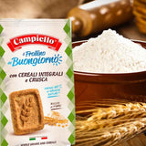 Fine Italian Food - Campiello Shortbread Cookies with Whole Wheat Grains, 12 oz.