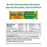 Honey Bunchie, LLC - Bon Bee Gourmet Honey Bar, Coconut Almond (12 ct)