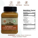 PRIDE INDIA BRANDS - Pride of India – Turmeric Latte Spice Mix: 2.00oz