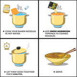 Chiramen - Chiramen Dried Enoki Mushroom Ramen Toppings