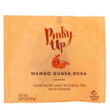 Pinky Up - Boba Tea - Mango Guava - Box of 12 Wrapped Pyramid Sachets