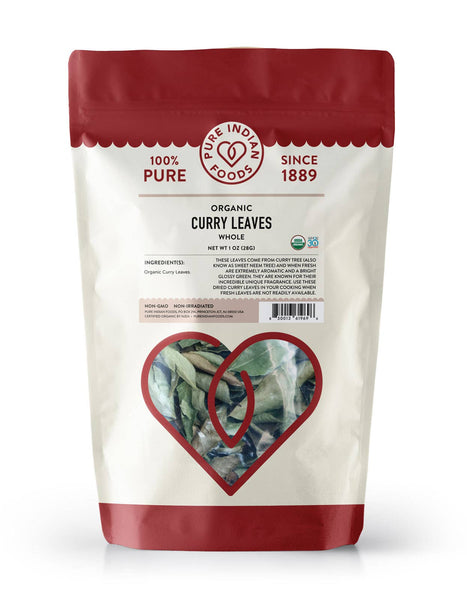 Pure Indian Foods - Curry Leaves: 1 oz Bag