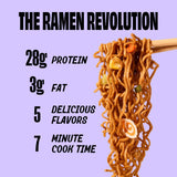 Ramen Bae - Teriyaki Chicken Stir Fry Protein Ramen - Case of 6