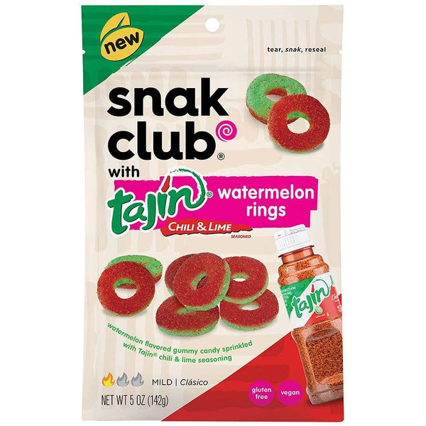 Cow Crack Wholesale - Snak Club Watermelon Rings with Tajin 5 oz