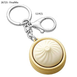 Novelty Brands - Fun Doh Dumpling Light-Up Click Fidget Keychain- 12/Display : Wholesale Price
