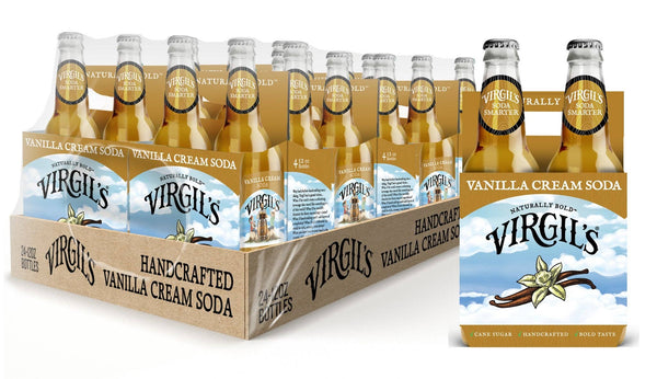 Reed’s, Inc. - VIRGIL'S VANILLA CREAM SODA 24 PACK GLASS