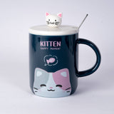 Urban Tokyo - Kitten 12oz Mug With Lid and Spoon (10/30)