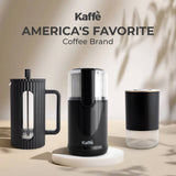 Kaffe - Kaffe Electric Blade Coffee Grinder w/ Removable Cup (4.5oz): Black