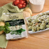 Fine Italian Food - Mantova Cara Mamma Potato Gnocchi with Basil, 1 lb.
