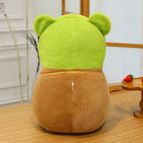 Showcase - Capybara 9" Kawaii Matching Frog Hat & Purse Plush Toy (1pc)