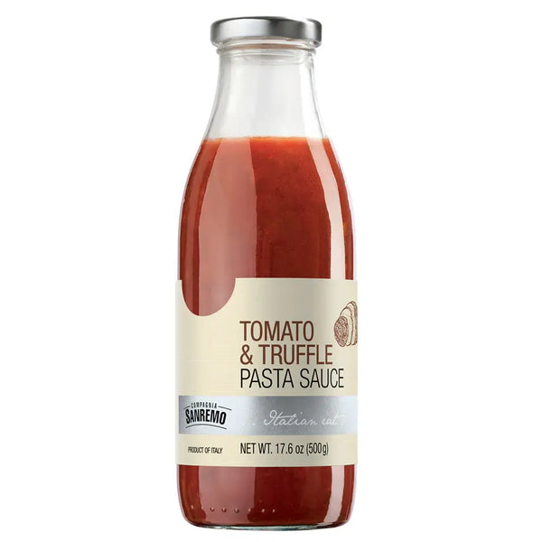 Fine Italian Food - Co. Sanremo Tomato & Truffle Pasta Sauce, 17.6 oz.
