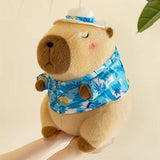 Showcase - Capybara 9" Kawaii Hawaiian Vacation Shirt & Hat Plush Toy