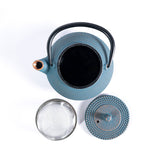 Urban Tokyo - 10oz Cast Iron Tea Pot Hobnail Sky Blue (1/12)