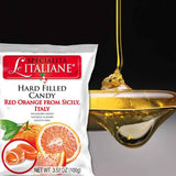 Fine Italian Food - Le Specialità Italiane Candy with Red Orange, 3.52 oz.