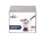 HIC - Harold Import Co. - HIC Kitchen Stainless Steel Mortal And Pestle With Cover