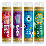 Crazy Rumors - Happy Juju - Hamsa Lip Balm Hangcard