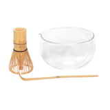 Urban Tokyo - Matcha Set 16oz Glass Matcha Latte Bowl with Whisk and Scoop (1/16)