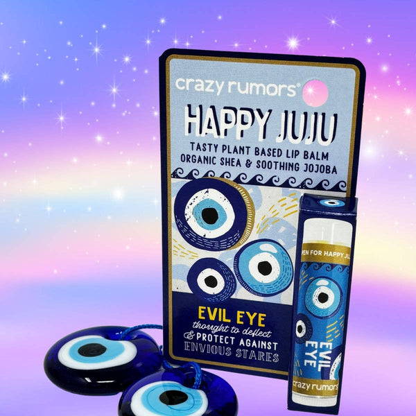 Crazy Rumors -  Happy Juju - Evil Eye Lip Balm Hangcard