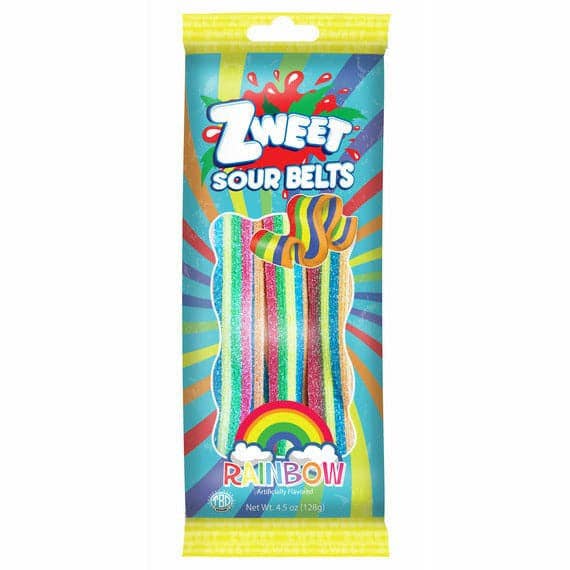 Galil Brands - Sour Rainbow Belts | Zweet | Go-Pack | 4.5 oz