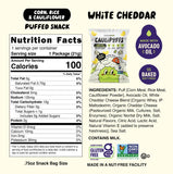 CauliPuffs - CauliPuffs White Cheddar Puffs (45Ct) .75oz Snack Bags