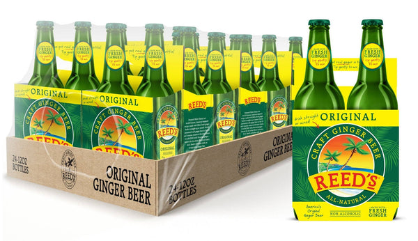 Reed’s, Inc. - REED'S ORIGINAL GINGER BEER 24 PACK GLASS