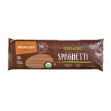 Fine Italian Food - Mantova Organic Whole Wheat Spaghetti Pasta, 1 lb.