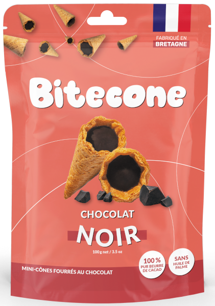French Feast - Bitecone · Mini cones filled with dark chocolate