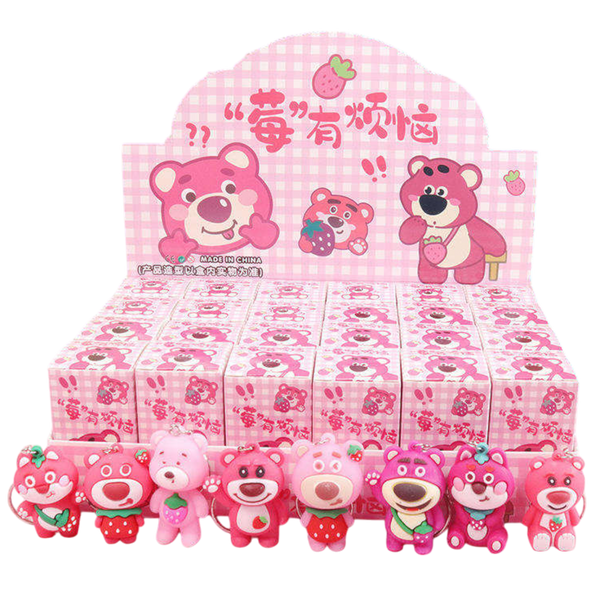 Cow Crack Wholesale - Toy Story Lotso the Huggin Bear Keychain Blind Box Display
