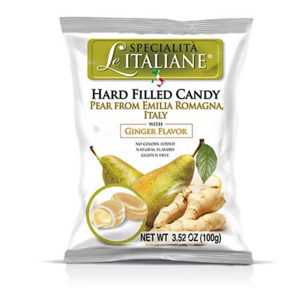 Fine Italian Food - Le Specialità Italiane Candy with Pear & Ginger, 3.52 oz.