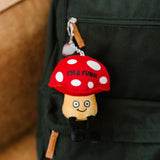 Punchkins - Funny Plush Mushroom Bag Charm  Soft Toy Cute Gift Stuffed