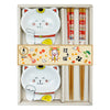 Urban Tokyo - Lucky Cats 2 Pair Wooden Chopsticks and Small Dish Gift Set (1/36)