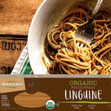 Fine Italian Food - Mantova Organic Whole Wheat Linguine Pasta, 1 lb.