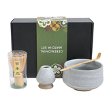 Urban Tokyo - 4 Piece Ceremonial Matcha Bowl Whisk Stand and Scoop Set (1/10)