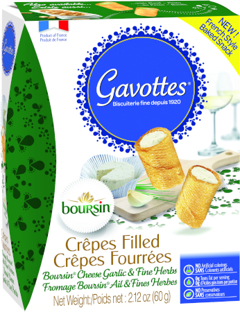French Feast - Loc Maria Savory gavottes filled w/ Boursin