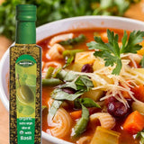 Fine Italian Food - Mantova Organic Basil Extra Virgin Olive Oil, 8.5 fl. oz.