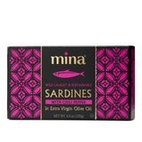 Mina - 4.4 oz Sardines In Extra Virgin Olive Oil with Chili Pepper