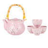 Urban Tokyo - Pink Ume Plum Blossoms Tea Set 27oz Tea Pot with 4 Cups (1/12)