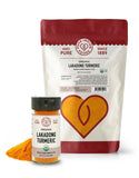 Pure Indian Foods - Lakadong Turmeric (High Curcumin >7%), Certified Organic: 2.3 oz Glass Bottle