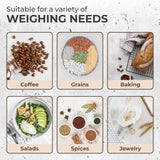 Kaffe - Kaffe Digital Food Scale Stainless Steel with Tare Feature