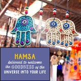 Crazy Rumors - Happy Juju - Hamsa Lip Balm Hangcard