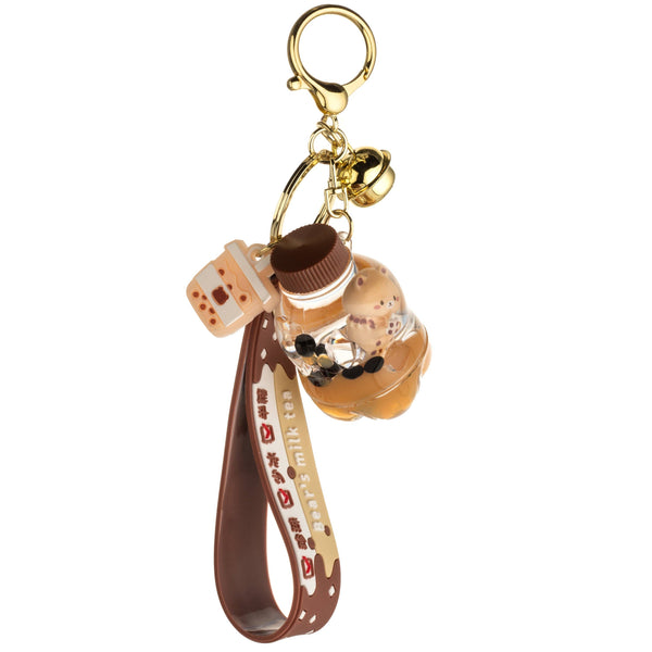 Kawaii Slime Company - Bears Milk Tea Liquid Effect Sensory Keychain - Soda Bottle (12pcs/case)