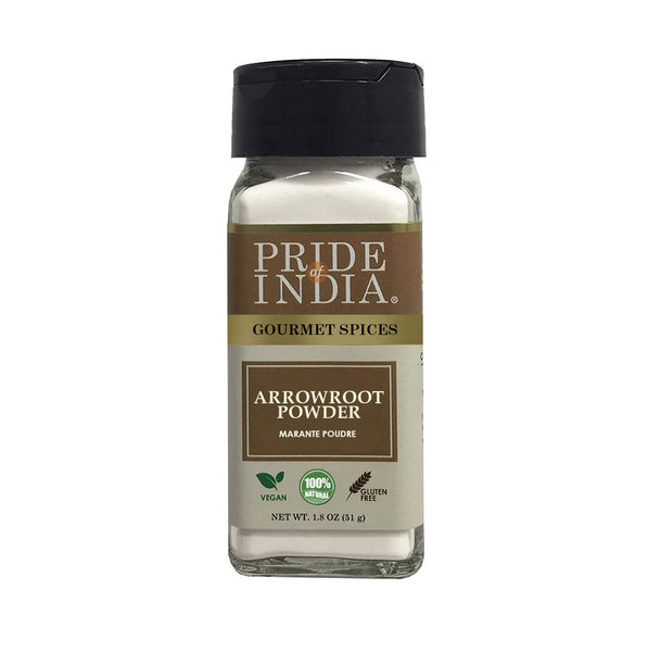 PRIDE INDIA BRANDS - Gourmet Arrowroot Ground Powder: 1.8 oz