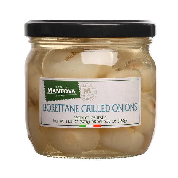 Fine Italian Food - Mantova Borettane Grilled Onions, 11.3 oz.