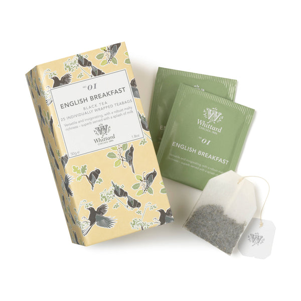 Whittard of Chelsea - Whittard English Breakfast 25 individually wrapped teabags