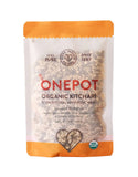 Pure Indian Foods - OnePot Kitchari Single Pack Ready-to-Cook Meals, Organic: No.1 - Sprouted Brown Rice & Sprouted Whole Mung Beans