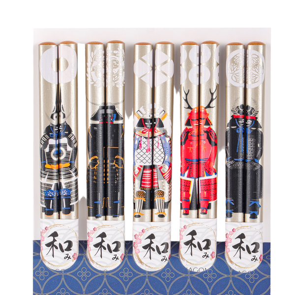 Urban Tokyo - 5 Piece Chopsticks Set Samurai Warriors (20/200)