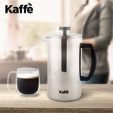 Kaffe - Kaffe French Press Coffee Maker. Double-Wall Stainless Steel