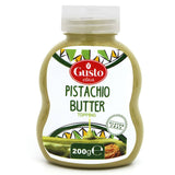 Wholesale Italian Food - Gusto Etna, Pistachio Butter Squeeze Botttle 200 g (7.05 oz), Sicilian Pistachio Cream